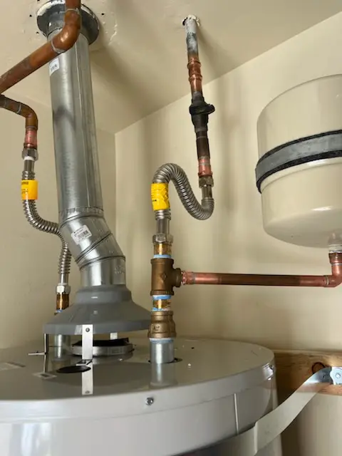 Water heater installation and plumbing repair in Manville